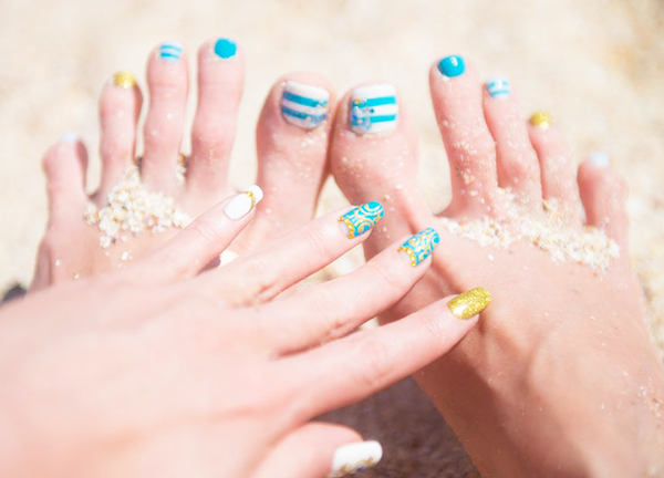 Beautiful nail extensions at Pandora Nails Roswell