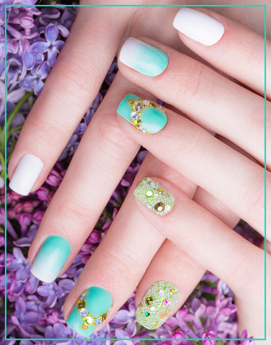 Luxury manicure at Pandora Nails Roswell GA